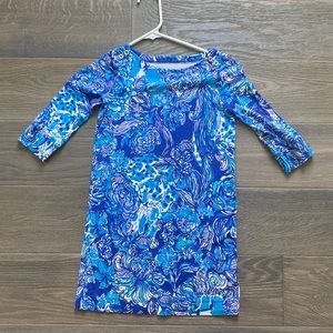 Lilly Pulitzer girls size M 6/7 straight fit Sophie  dress Excellent Condition